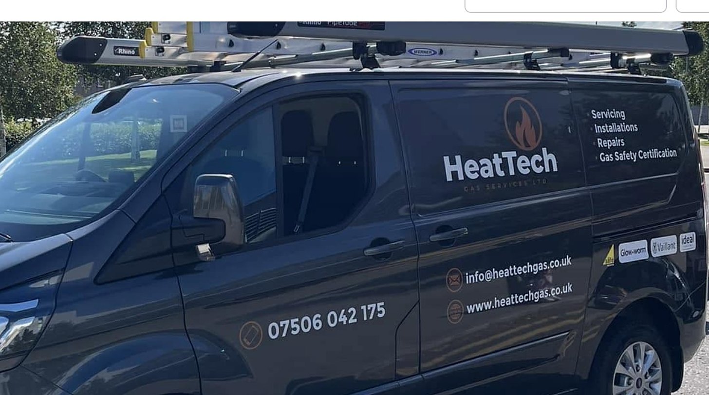 HeatTech sign-written van
